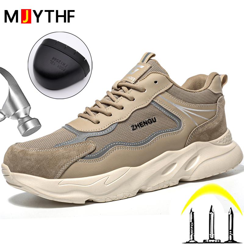Sneaker Care - Arbeitssneaker für Herren, Sicherheitsschuhe, Anti-Smash- und