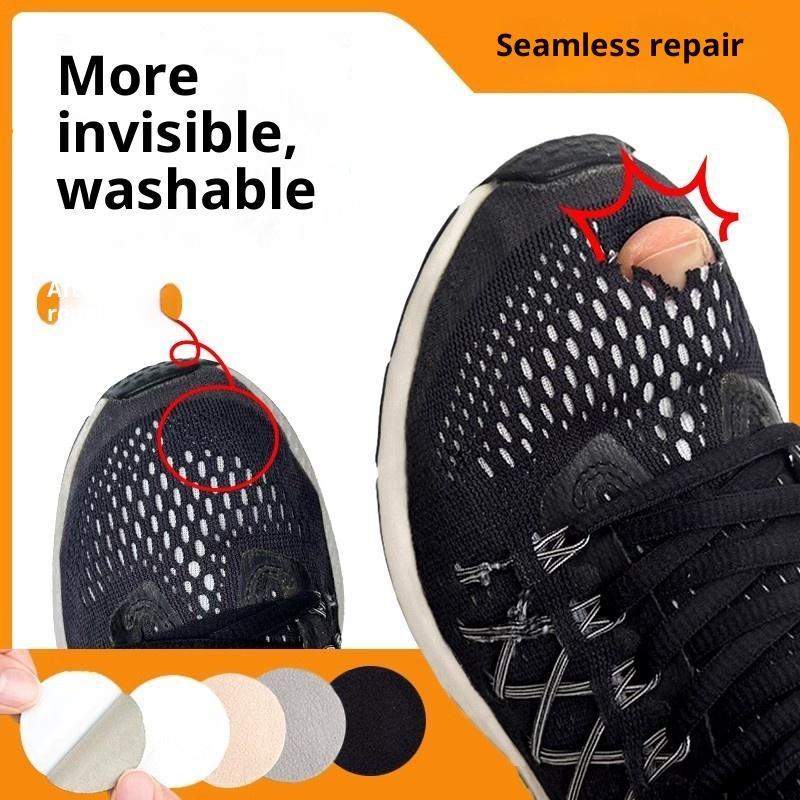 Sneaker Care - Kleberfreie, selbstklebende Reparaturflicken für Schuhlöcher, wasserdicht,