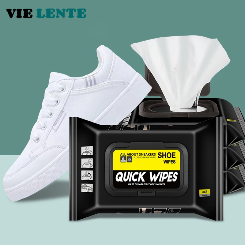 Sneaker Care - 12Pcs/30Pcs Einweg Schuhe Sauber Tücher Tragbare