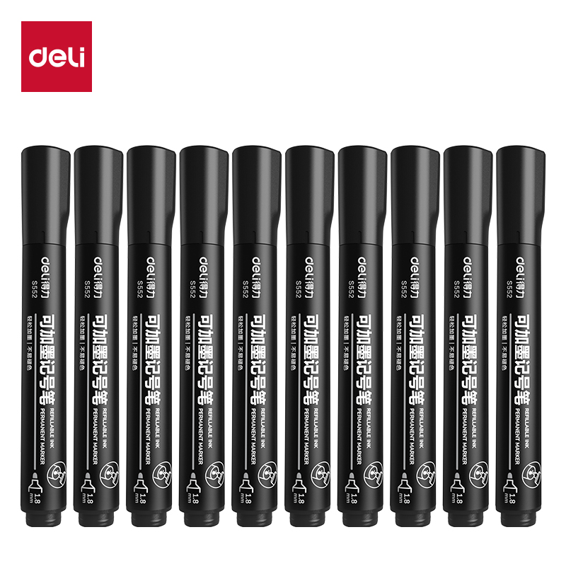 10 Stück Deli S552 Nachfüllbar – Midsole Marker Paint Bewertung und Preis