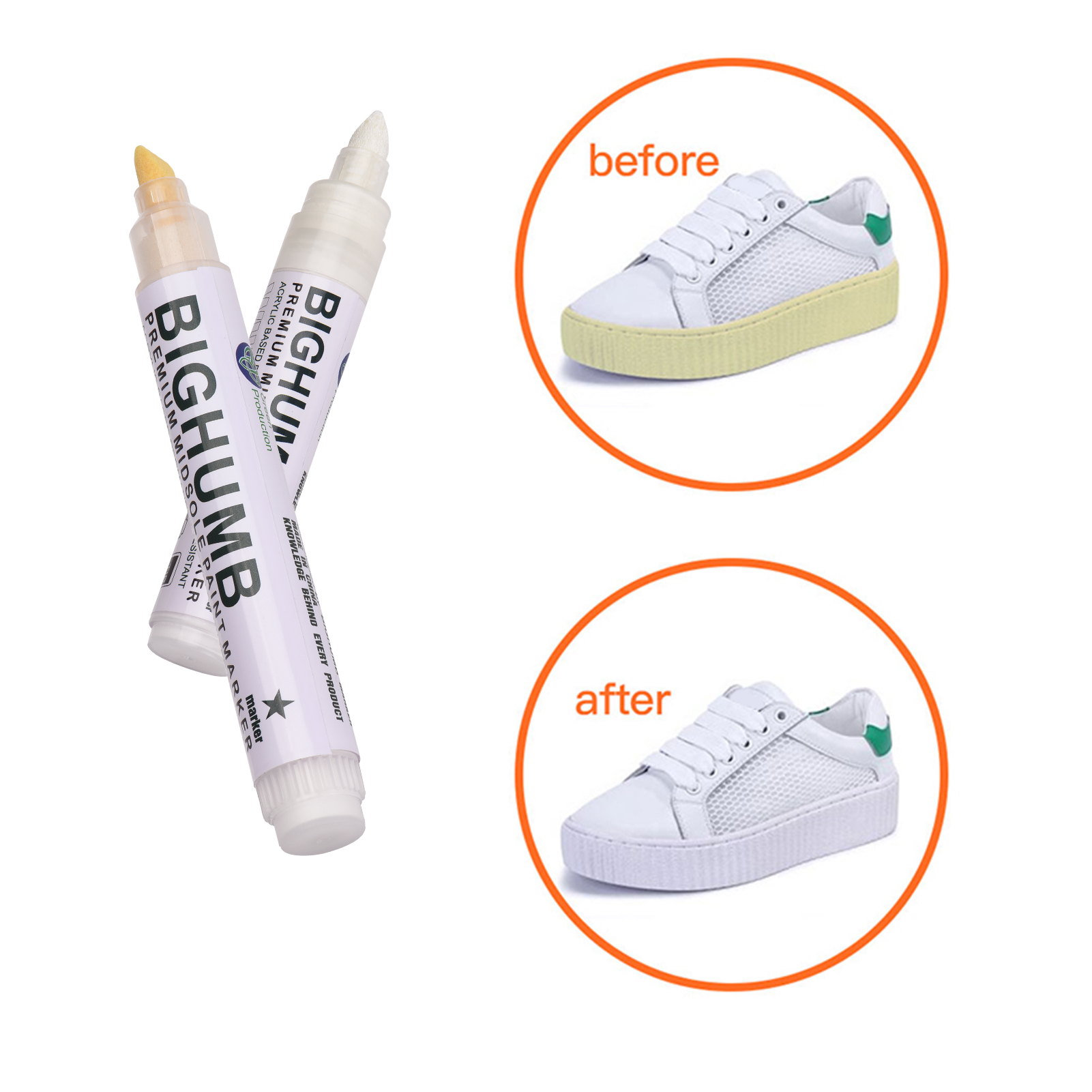 BIGTHUMB Premium Zwischensohle – Midsole Marker Paint Bewertung und Preis