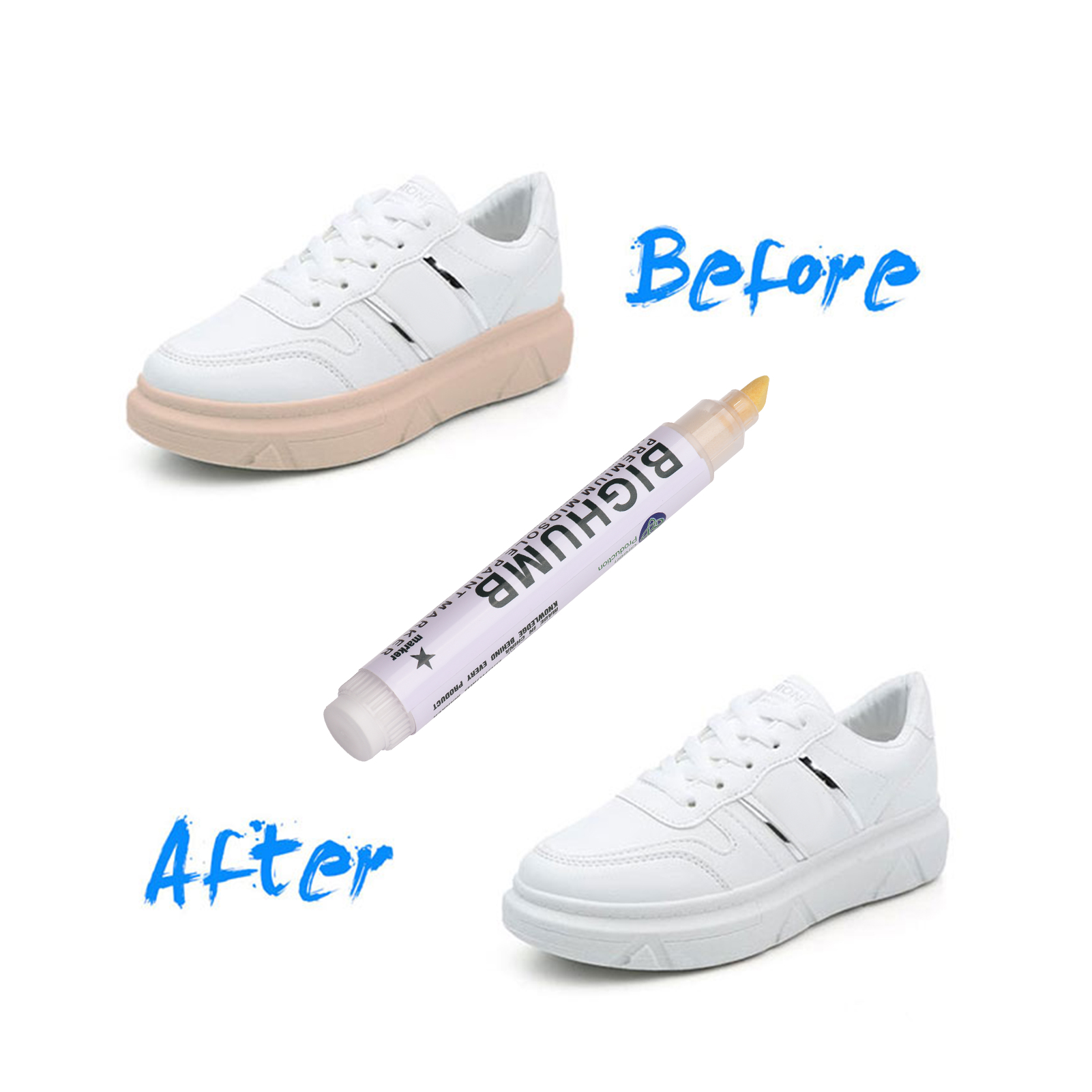 BIGTHUMB Premium Zwischensohle – Midsole Marker Paint Bewertung und Preis